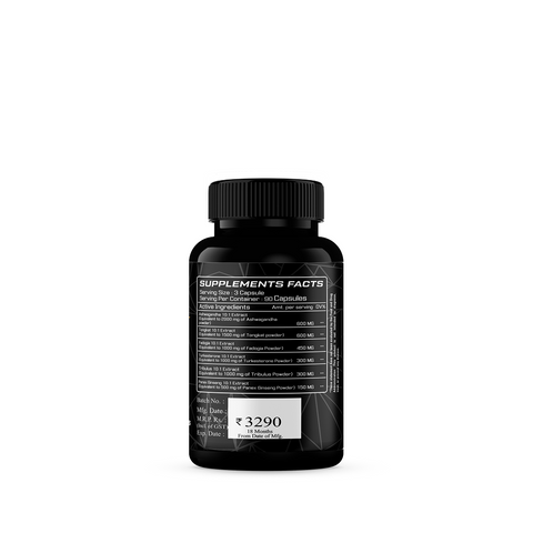 Badman Gainz 100% Natural Size Gaining Formula | 90 Capsules