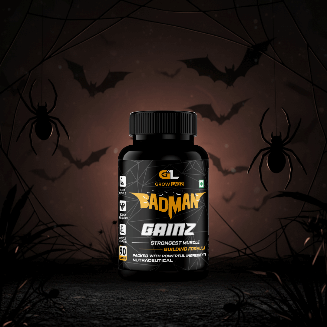 Growlabz Badman Gainz | 100% Natural Size Gaining Formula