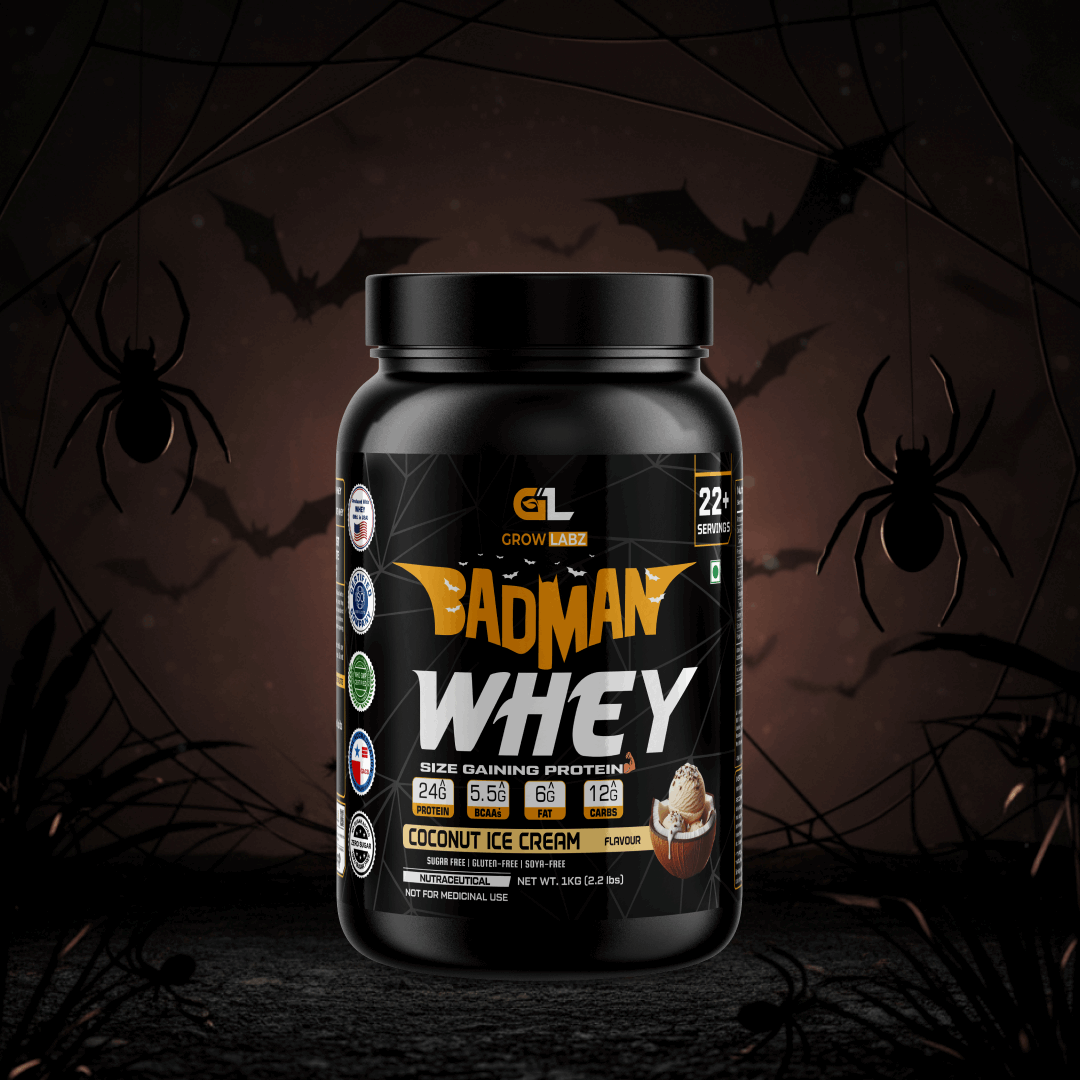 Growlabz Badman Whey Size Gaining Protein
