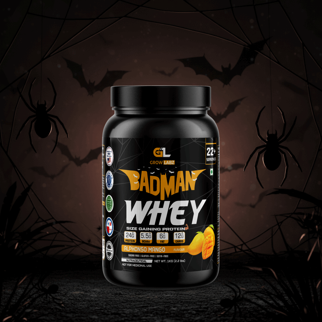 Growlabz Badman Whey Size Gaining Protein