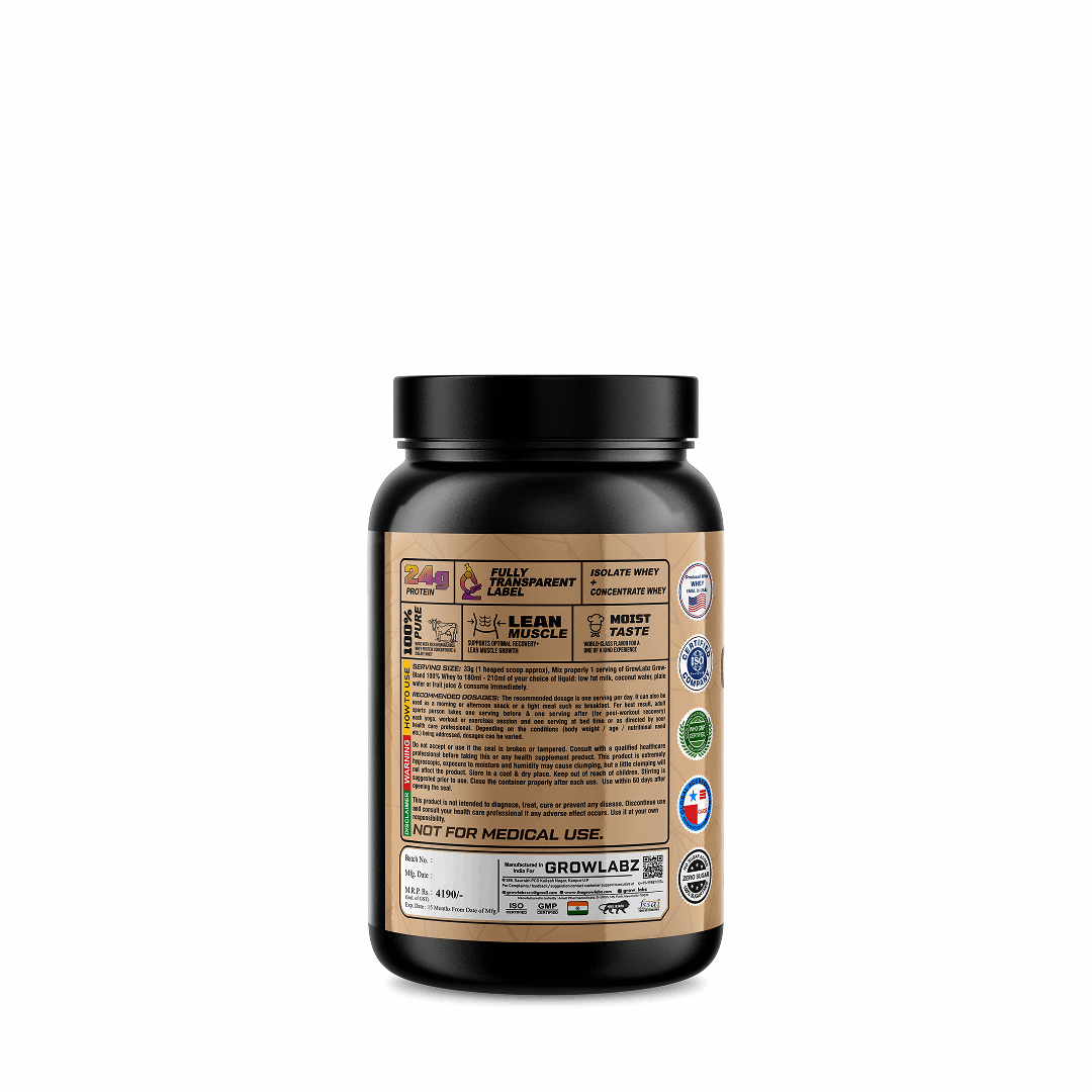 Growlabz Grow Blend 100% Whey Protein