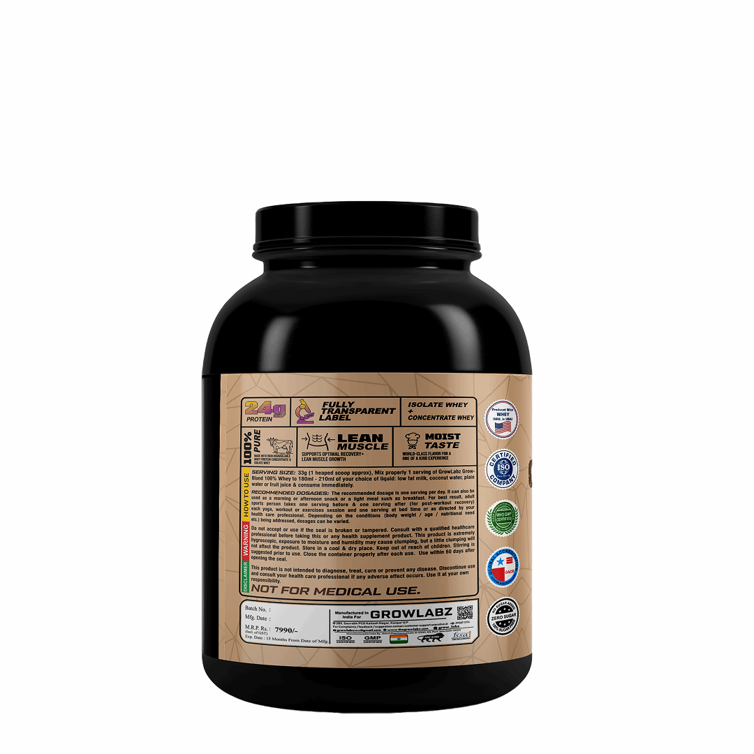 Growlabz Grow Blend 100% Whey Protein