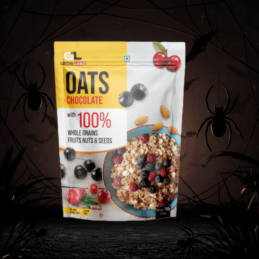 Growlabz High Protein Oats | Chocolate