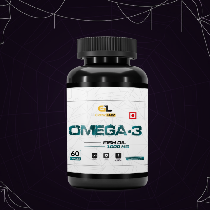 GROW LABZ- OMEGA 3 - FISH OIL 1000 MG