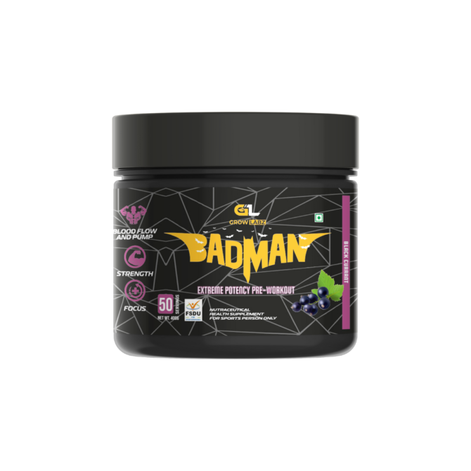 GROWLABZ BADMAN PREWORKOUT 50 SERVINGS